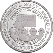 Aluminum Safety Coin